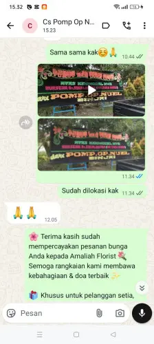 Testimonial Papan Bunga tambakbaya
