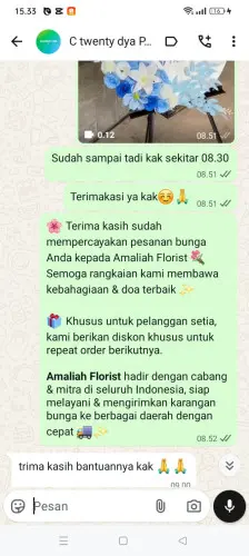 Testimonial Standing Flower tambakbaya