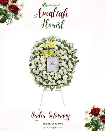 Krans Bunga Duka Cita tambakbaya